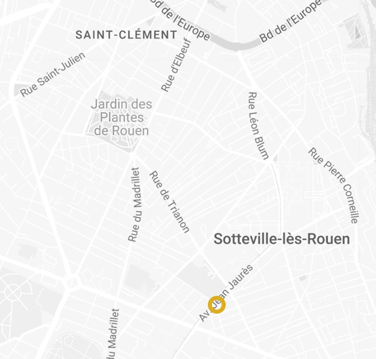 map sotteville les rouen©Cabyne 1